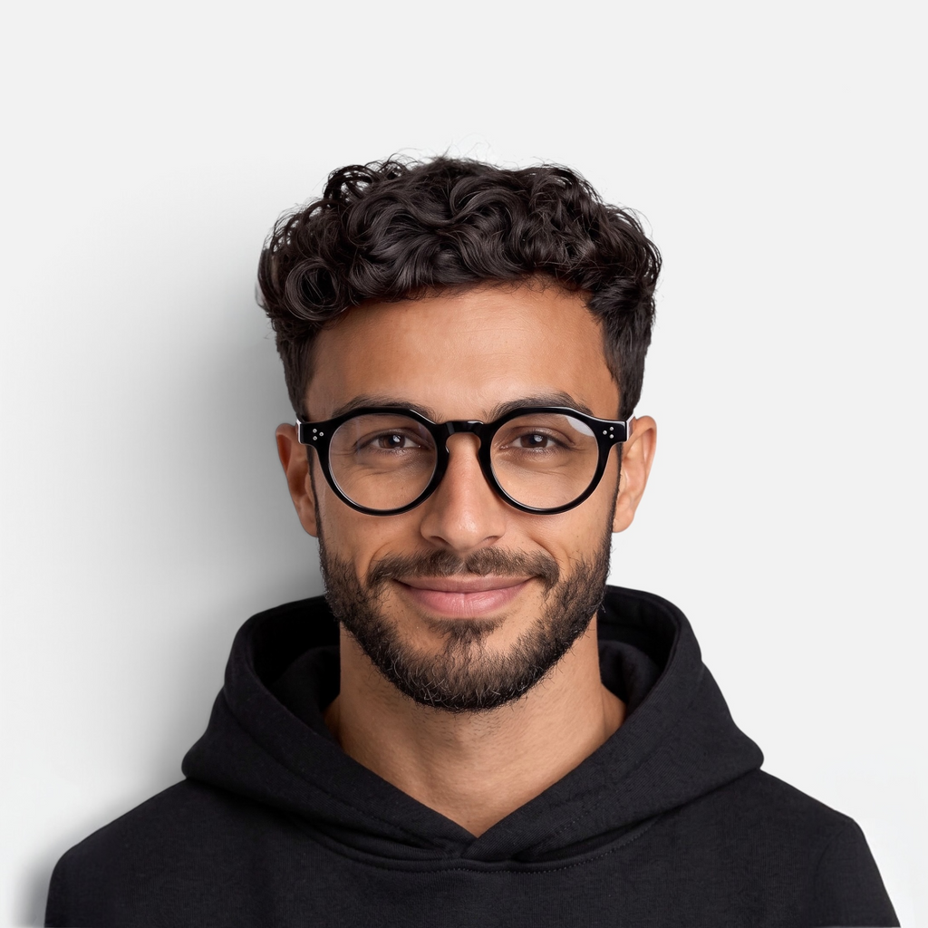 Savio Round Black