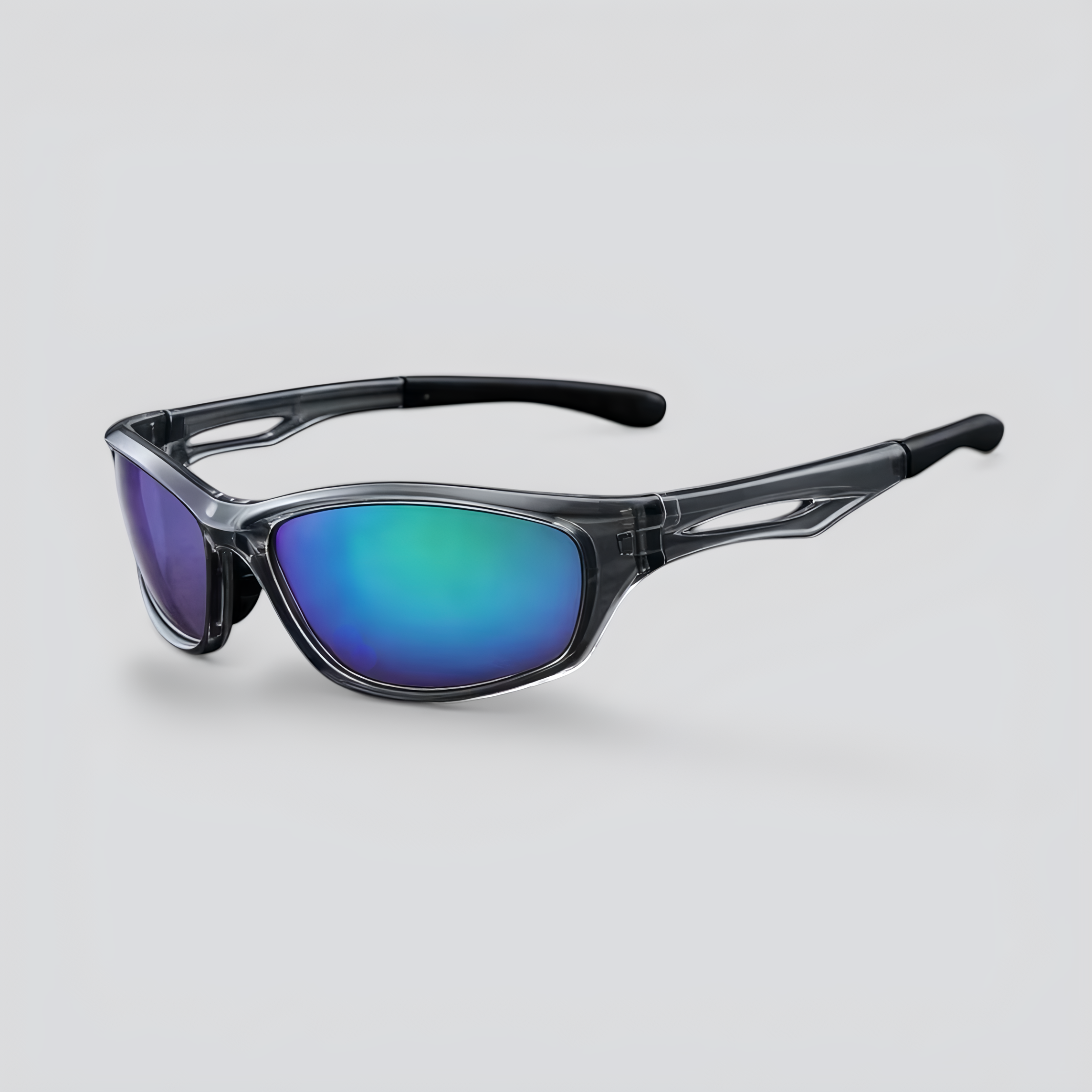 Neon Rider Purple-Blue Mirror Lens