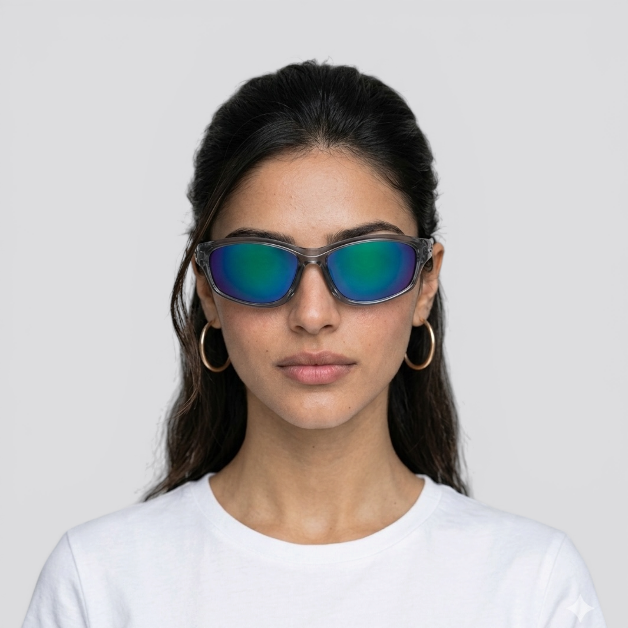 Neon Rider Purple-Blue Mirror Lens