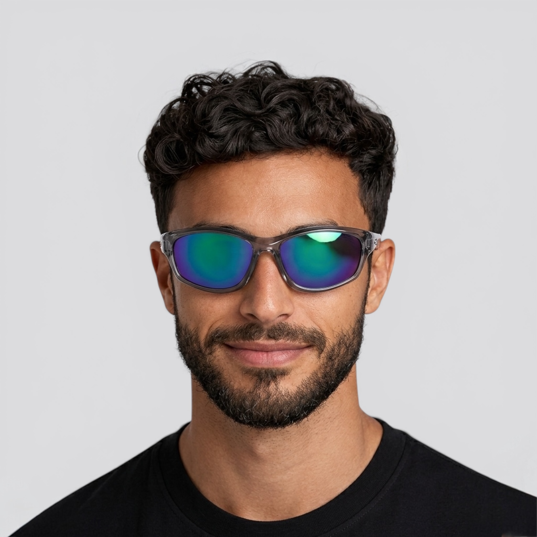 Neon Rider Purple-Blue Mirror Lens